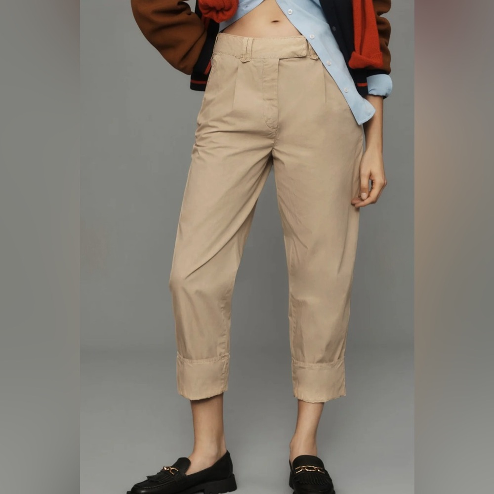 Anthropologie High-Cuff Chino Pants 12 - Picture 4 of 11
